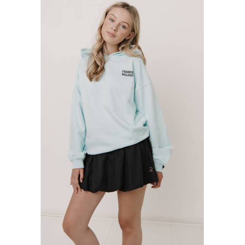 Frankie&Liberty hoodie met backprint blauw Sweater Backprint - maat 188 afbeelding