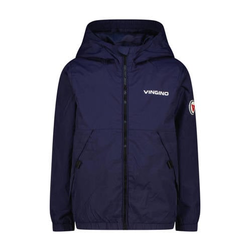 Vingino zomerjas donkerblauw Jongens Polyester Capuchon Effen - maat 164 afbeelding