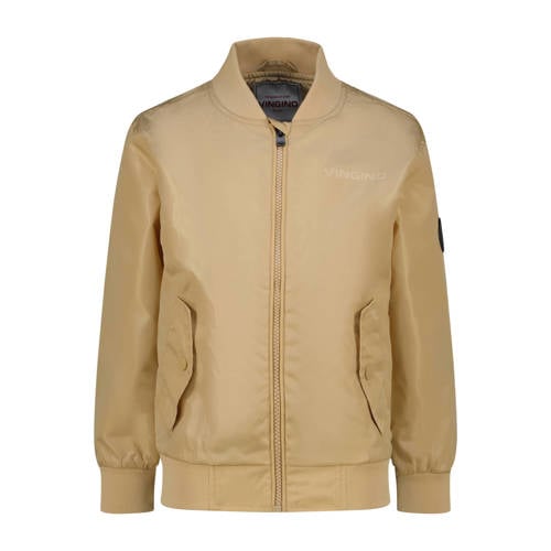 Vingino bomberjack zomer beige Jas Jongens Polyester Opstaande kraag Effen - maat 176 afbeelding