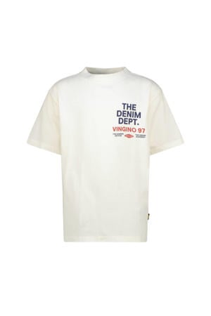 T-shirt met backprint wit