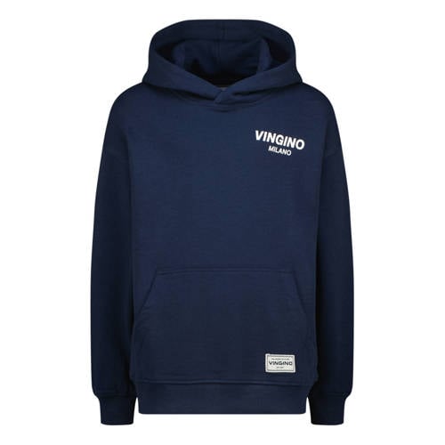 Vingino hoodie donkerblauw Sweater Logo