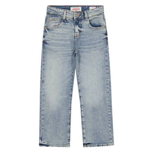 Vingino regular waist regular fit jeans light blue denim Blauw Jongens Katoen - maat 152 afbeelding