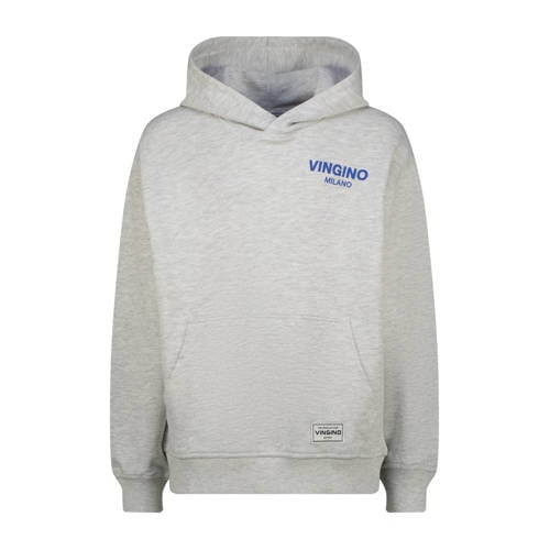 Vingino hoodie grijs melange Sweater Logo