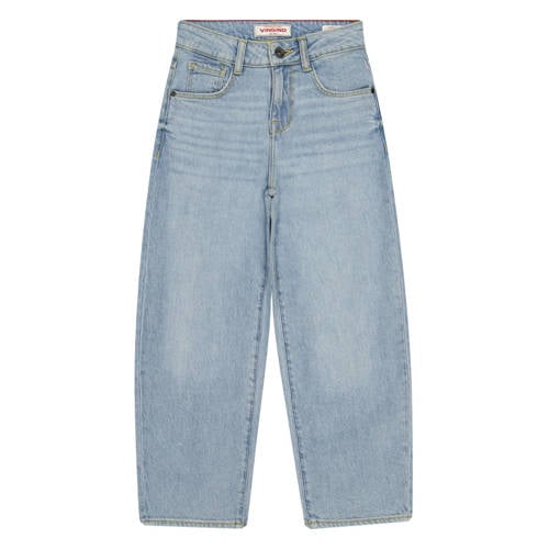 Vingino regular waist regular fit jeans light blue denim Blauw Effen - maat 140 afbeelding