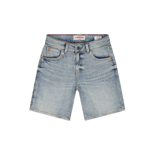 Vingino denim regular short light blue denim Korte broek Blauw Effen - maat 164 afbeelding