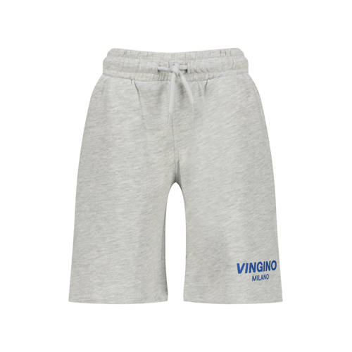 Vingino relaxed sweatshort grijs melange Korte broek Logo - maat 176 afbeelding