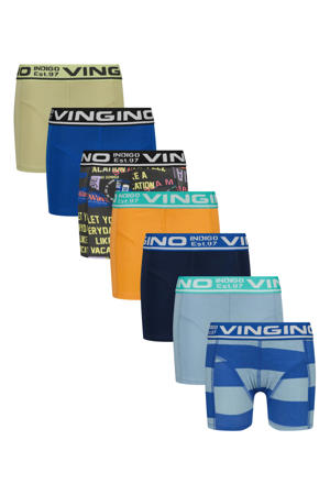 boxershort - oranje/multicolor (set van 7)