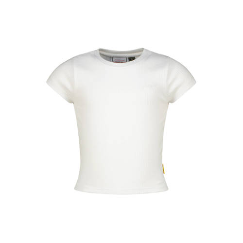 Vingino T-shirt wit Meisjes Stretchkatoen Ronde hals Effen - maat 164 afbeelding