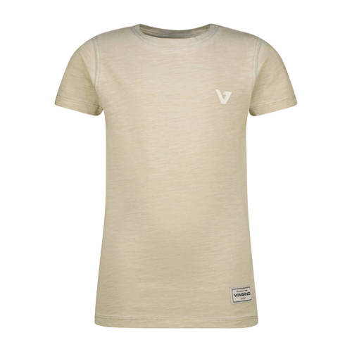 Vingino T-shirt groen Jongens Katoen Ronde hals Effen - maat 116 afbeelding
