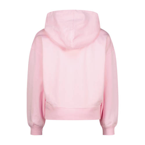 Vingino sweatvest lichtroze Meisjes Stretchkatoen Capuchon Effen