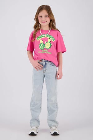 straight jeans light blue denim