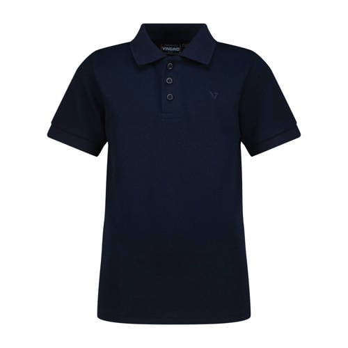 Vingino polo donkerblauw Jongens Katoen Polokraag Effen