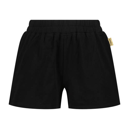 Vingino relaxed casual short zwart Korte broek Meisjes Stretchkatoen Effen - maat 128 afbeelding