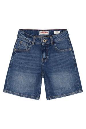 regular denim short dark blue denim