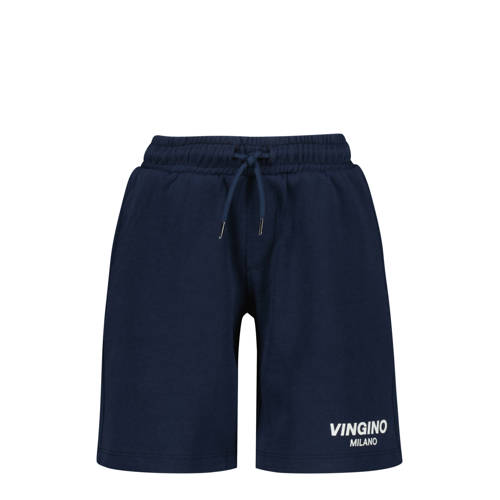 Vingino relaxed sweatshort donkerblauw Korte broek Logo - maat 128 afbeelding