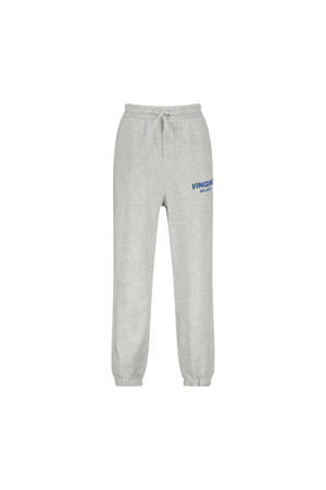 regular casual broek grijs melange
