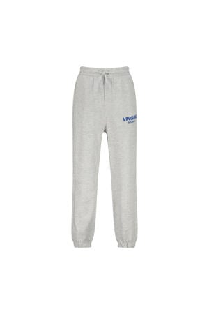 regular casual broek grijs melange