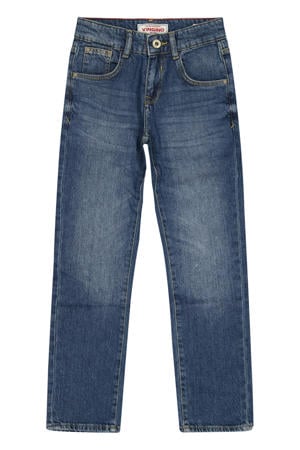 regular waist regular fit jeans medium blue denim
