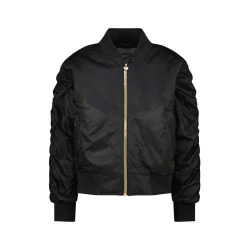 Vingino bomberjack zwart Jas Meisjes Polyester Ronde hals Backprint