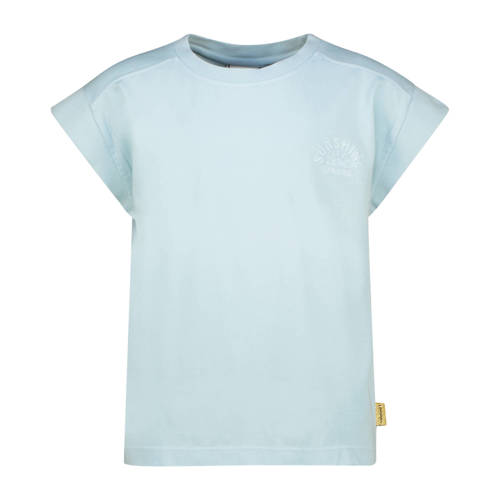 Vingino T-shirt lichtblauw Meisjes Katoen Ronde hals Effen - maat 176 afbeelding