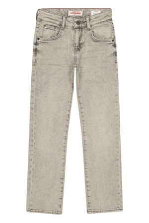regular waist regular fit jeans grey denim