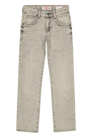 regular waist regular fit jeans grey denim