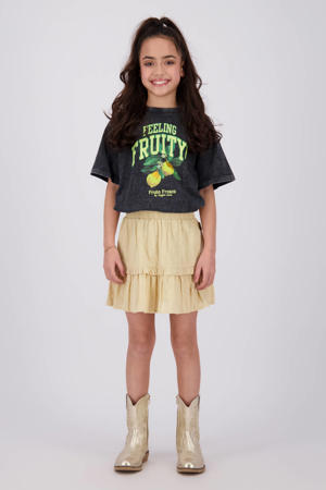 T-shirt verwassen zwart