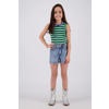 Vingino regular short medium blue denim