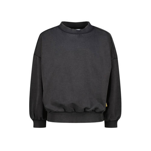 Vingino sweater met backprint zwart Backprint - maat 140 afbeelding