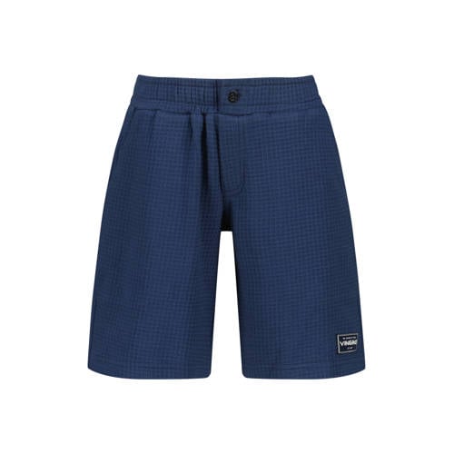 Vingino relaxed sweatshort donkerblauw Korte broek Jongens Katoen Effen - maat 140 afbeelding