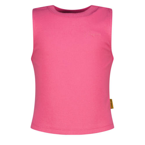 Vingino mouwloze top roze Meisjes Stretchkatoen Ronde hals Effen - maat 176 afbeelding