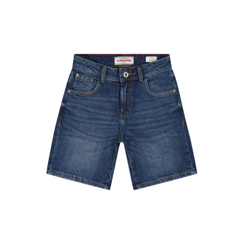 Vingino regular denim short medium blue denim Korte broek Blauw Jongens Katoen - maat 164 afbeelding