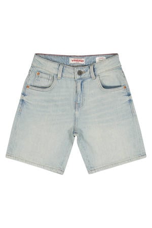 regular denim short light blue denim
