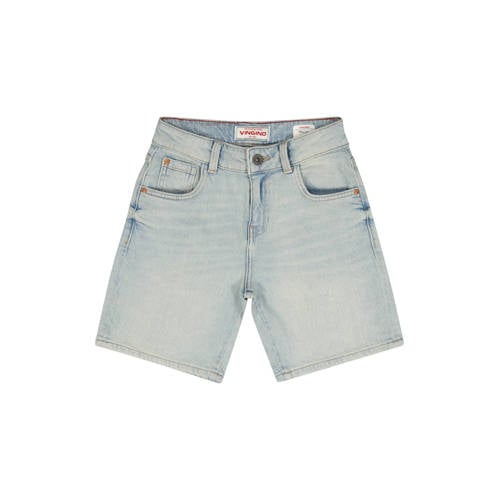 Vingino regular denim short light blue denim Korte broek Blauw Jongens Katoen - maat 146 afbeelding