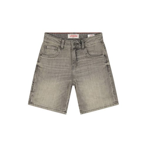 Vingino denim regular short grey denim Korte broek Grijs Effen - maat 152 afbeelding