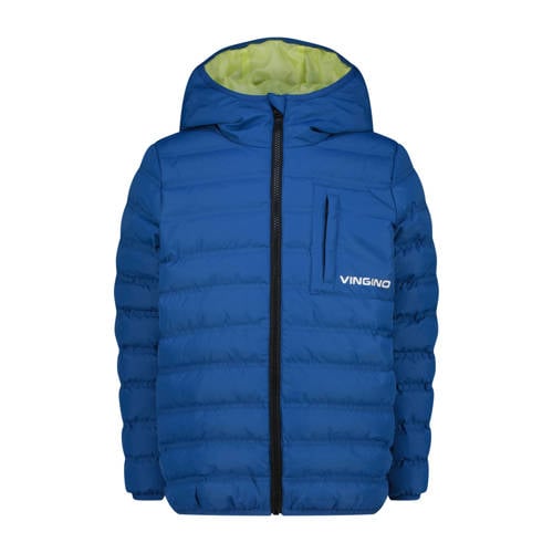 Vingino jack zomer blauw Jas Jongens Polyester Capuchon Effen - maat 152 afbeelding