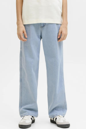 high waist baggy jeans light blue denim