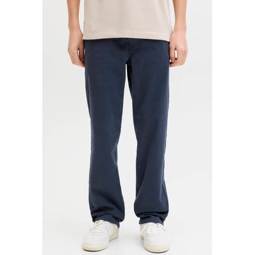 JACK & JONES JUNIOR relaxed sweatpants donkerblauw Broek Jongens Katoen - maat 152 afbeelding