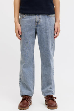 regular waist regular fit jeans medium blue denim