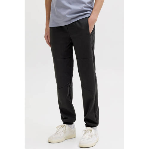 JACK & JONES JUNIOR regular casual broek zwart Jongens Polyester Effen