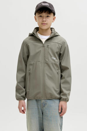softshell jas grijsgroen