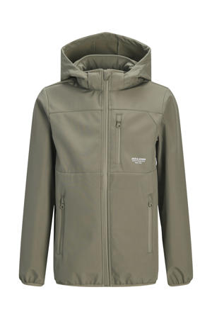 JACK & JONES Boy Softshell Jacket Junior, Burnt Henna, 176