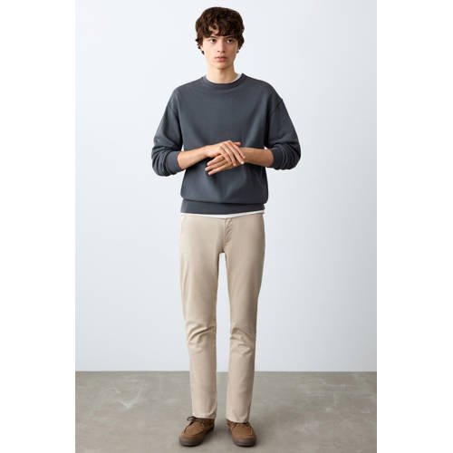 MANGO TEEN pantalon beige Broek Jongens Katoen Effen