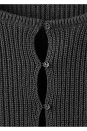 thumbnail: MANGO TEEN vest antraciet rib gebreid