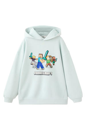 Minecraft hoodie lichtblauw