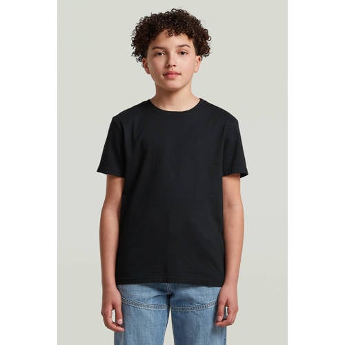 G-STAR T-shirt zwart Jongens Katoen Ronde hals Effen - maat 152 afbeelding