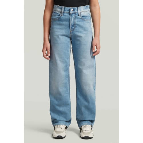 G-STAR straight leg jeans light blue denim Blauw Effen - maat 164 afbeelding