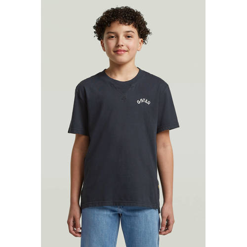 G-STAR T-shirt donkerblauw Jongens Katoen Ronde hals - maat 164 afbeelding