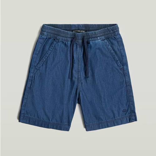 G-STAR regular bermuda short medium blue denim Korte broek Blauw Meisjes Katoen - maat 176 afbeelding