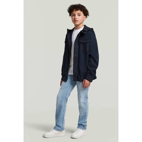 G-STAR straight leg jeans light blue denim Blauw Effen - maat 164 afbeelding